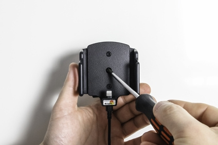 Aktywny uchwyt Brodit do stałej instalacji, Apple iPhone 12 Mini/13 Mini/5/5C/5S/SE