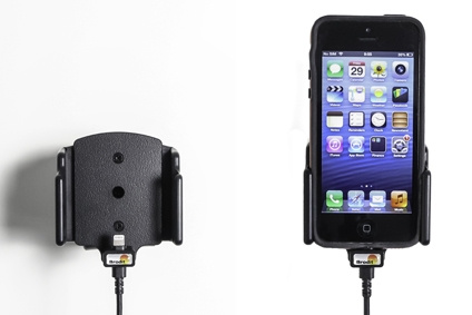 Aktywny uchwyt Brodit do stałej instalacji, Apple iPhone 12 Mini/13 Mini/5/5C/5S/SE