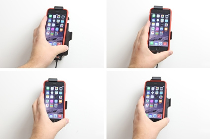 Aktywny uchwyt Brodit do stałej instalacji, Apple iPhone 12 Mini/13 Mini/6/6S/7/8/SE 2nd Gen 2020