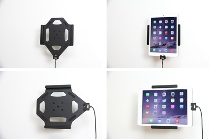 Aktywny uchwyt Brodit do stałej instalacji, Apple iPad Air 2 (A1566, A1567)/Pro 9.7 (A1673, A1674, A1675)