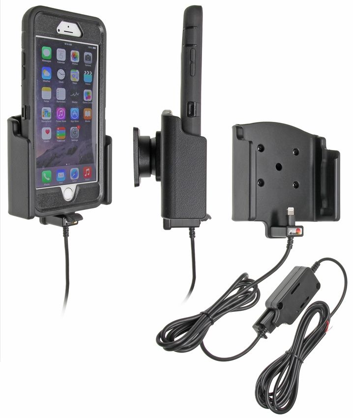 Aktywny uchwyt Brodit do stałej instalacji, Apple iPhone 6 Plus/6S Plus/7 Plus/8 Plus