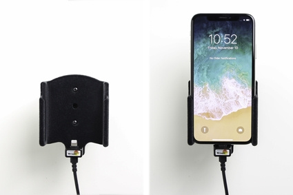 Aktywny uchwyt Brodit do stałej instalacji, Apple iPhone X/Xs
