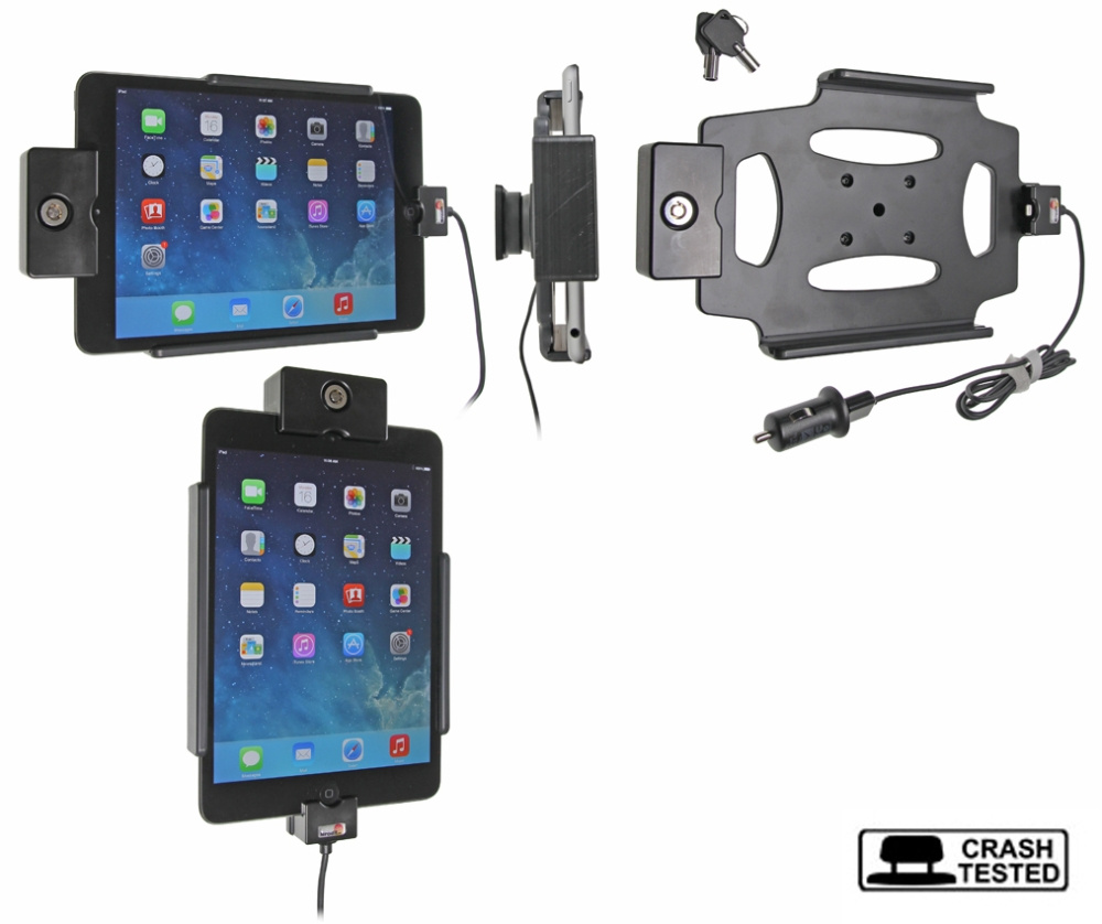 Brodit uchwyt z zamkiem na klucz, Apple iPad Mini 2 (A1489, A1490, A1491)/3 (A1599, A1600)/Retina