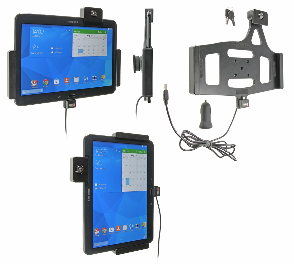 Brodit uchwyt z zamkiem na klucz, Samsung Galaxy Tab 4 10.1 SM-T530/SM-T531/SM-T535