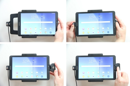 Brodit uchwyt z zamkiem na klucz, Samsung Galaxy Tab E 9.6