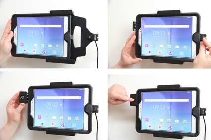 Brodit uchwyt z zamkiem na klucz, Samsung Galaxy Tab A 9.7