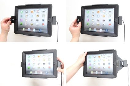 Brodit uchwyt z zamkiem na klucz, Apple iPad 3rd Gen (A1416, A1430, A1403)