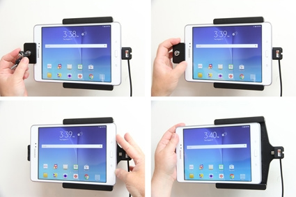 Brodit uchwyt z zamkiem na klucz, Samsung Galaxy Tab A 8.0 (2015) SM-T350