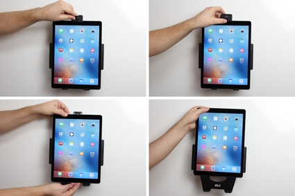 Brodit uchwyt z zamkiem na klucz, Apple iPad Pro 12.9 (A1584, A1652, A1670, A1671)