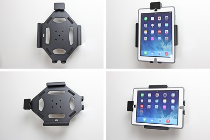 Brodit uchwyt z zamkiem sprężynowym, Apple iPad 5th Gen (A1822, A1823)/9.7 6th Gen (A1893, A1954)/9.7 New/Air (A1474, A1475, A1476)