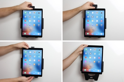 Brodit uchwyt z zamkiem sprężynowym, Apple iPad Pro 12.9 (A1584, A1652, A1670, A1671)