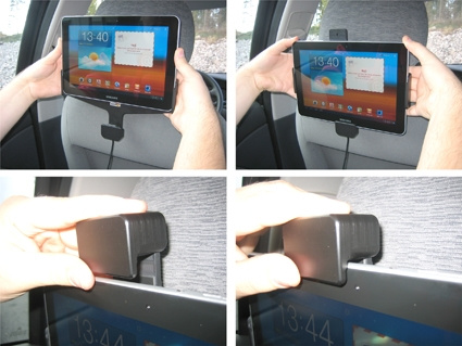 Uchwyt Brodit z blokadą sprężynową, Samsung Galaxy Tab 10.1 GT-P7500