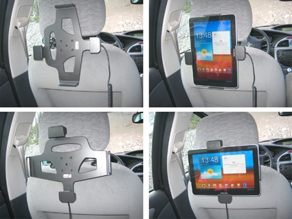 Uchwyt Brodit z blokadą sprężynową, Samsung Galaxy Tab 10.1 GT-P7500