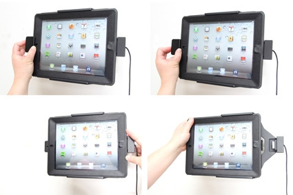 Uchwyt Brodit z blokadą sprężynową, Apple iPad 3rd Gen (A1416, A1430, A1403)