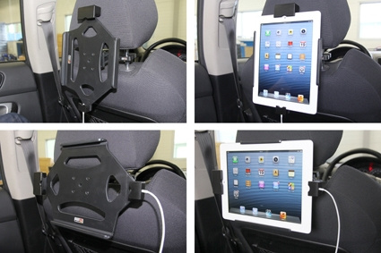 Uchwyt Brodit z blokadą sprężynową, Apple iPad 4th Gen (A1458, A1459, A1460)/With Retina (Lightning Connector)