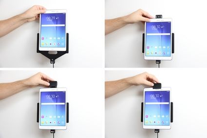 Uchwyt Brodit z blokadą sprężynową, Samsung Galaxy Tab A 9.7