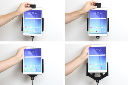 Uchwyt Brodit z blokadą sprężynową, Samsung Galaxy Tab A 9.7