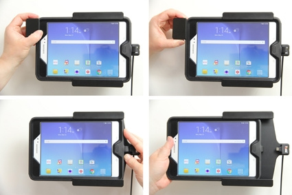 Uchwyt Brodit z blokadą sprężynową, Samsung Galaxy Tab A 8.0 (2015) SM-T350