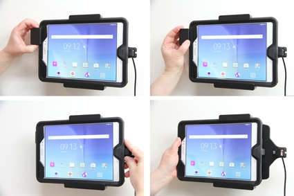 Uchwyt Brodit z blokadą sprężynową, Samsung Galaxy Tab A 9.7