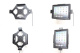 Uchwyt Brodit z blokadą sprężynową, Apple iPad 3rd Gen (A1416, A1430, A1403) Uchwyt Brodit z blokadą sprężynową, Apple iPad 3rd Gen (A1416, A1430, A1403)