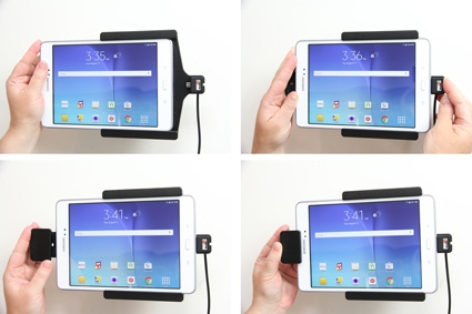 Uchwyt Brodit z blokadą sprężynową, Samsung Galaxy Tab A 8.0 (2015) SM-T350