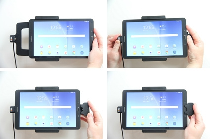 Uchwyt Brodit z blokadą sprężynową, Samsung Galaxy Tab E 9.6
