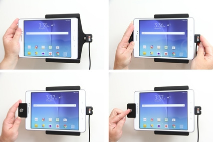 Uchwyt Brodit z blokadą na klucz, Samsung Galaxy Tab A 8.0 (2015) SM-T350