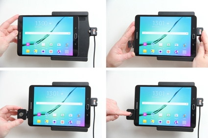 Uchwyt Brodit z blokadą na klucz, Samsung Galaxy Tab S2 8.0 SM-T713 /SM-T719