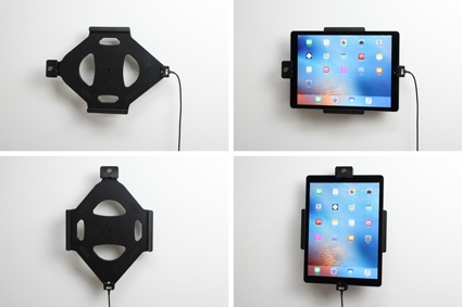 Uchwyt Brodit z blokadą na klucz, Apple iPad Pro 12.9 (A1584, A1652, A1670, A1671)