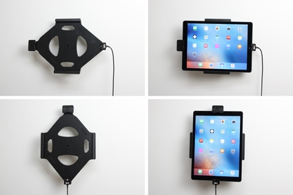Uchwyt Brodit z blokadą sprężynową, Apple iPad Pro 12.9 (A1584, A1652, A1670, A1671)