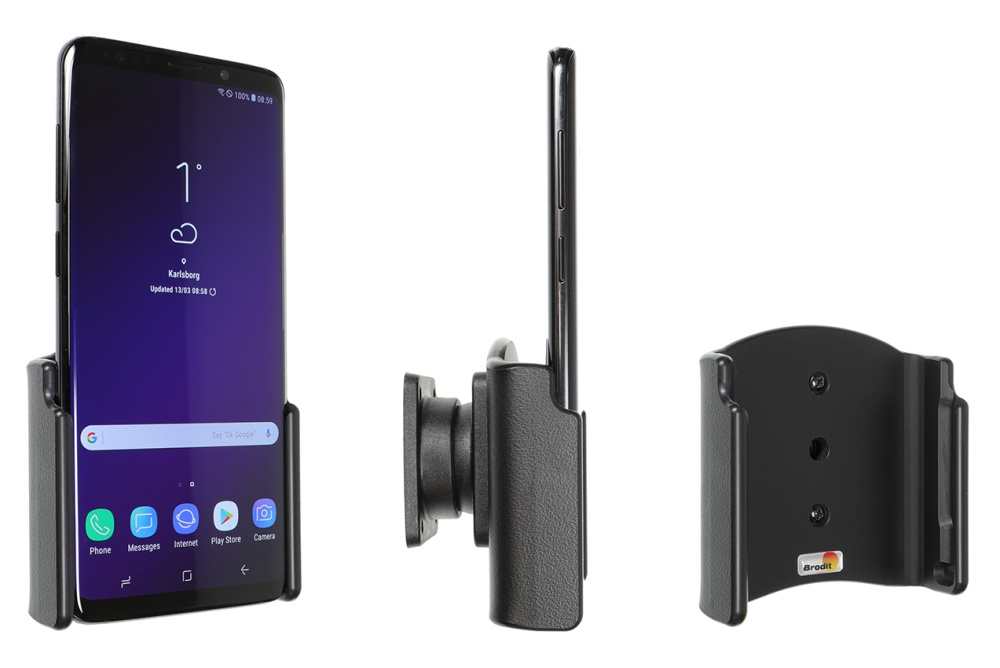 Brodit Pasywny uchwyt z przegubem kulowym, Samsung Galaxy S9+
