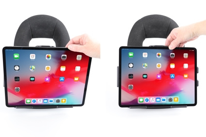 Brodit Pasywny uchwyt z kulką, Apple iPad Air 13 2024  (A2898, A2899, A2900)/Air 13 2025 M3 (A3268, A3268, A2371)/Pro 12,9 2018 (A1876, A1895, A1983, A2014)/Pro 12.9 2020 (A2069, A2232, A2229)/Pro 12.9 5th Gen 2021 (A2378, A2379, A2461)/Pro 12.9 6th Ge