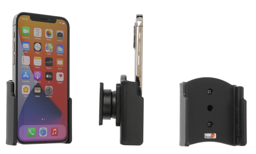 Brodit Pasywny uchwyt z kulką, Apple iPhone 12/12 Pro/15/15 Pro
