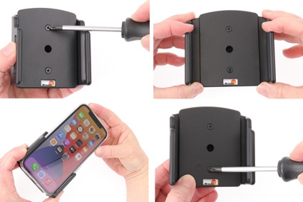 Brodit Pasywny uchwyt z kulką, Apple iPhone 12/12 Pro/13/13 Pro/14 Pro/15/15 Pro/16/16 Pro/16e