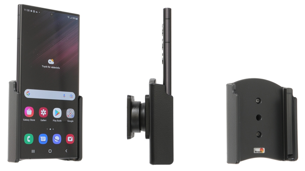 Brodit Pasywny uchwyt z przegubem kulowym, Samsung Galaxy S22 Ultra 5G (SM-S908B/SM-S908B/DS)