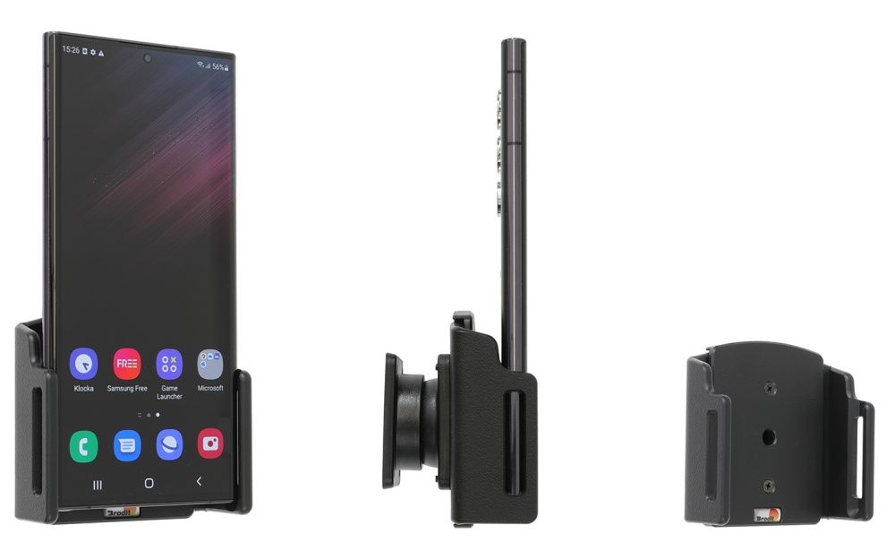 Brodit Pasywny uchwyt z przegubem kulowym, Samsung Galaxy S22 Ultra 5G (SM-S908B/SM-S908B/DS)