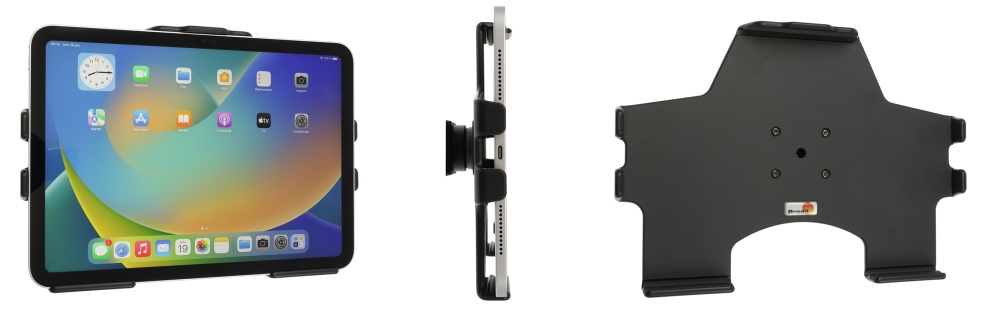 Brodit Pasywny uchwyt z przegubem kulowym, Apple iPad 10th Gen (A2696, A2757, A2777)/2025 A16 (A3354, A3355, A3356)