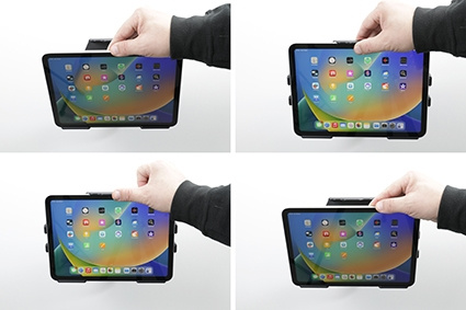 Brodit Pasywny uchwyt z przegubem kulowym, Apple iPad 10th Gen (A2696, A2757, A2777)/2025 A16 (A3354, A3355, A3356)