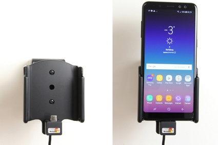 Brodit Aktywny uchwyt z wtykiem do gniazda zapalniczki, Samsung Galaxy A8 (2018)
