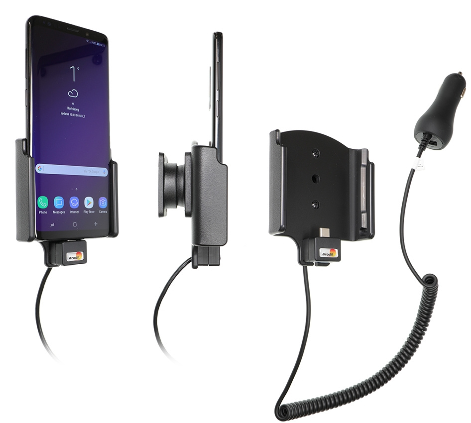 Brodit Aktywny uchwyt z wtykiem do gniazda zapalniczki, Samsung Galaxy S9+
