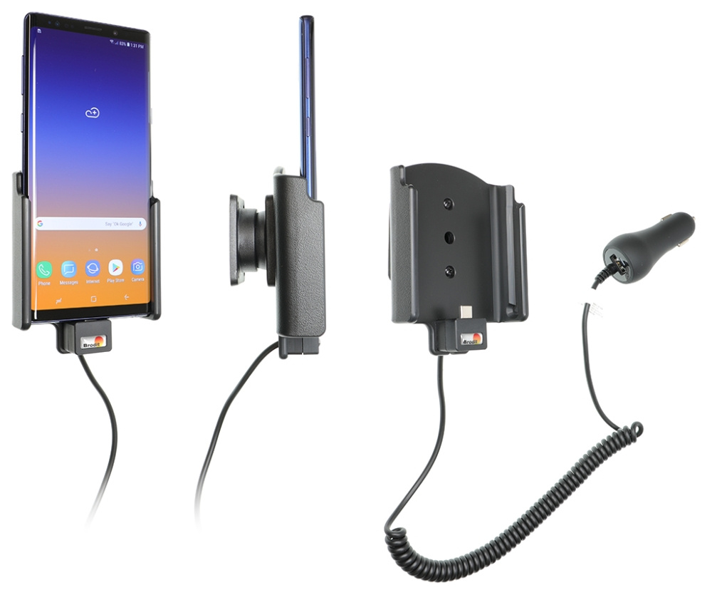 Brodit Aktywny uchwyt z wtykiem do gniazda zapalniczki, Samsung Galaxy Note 9