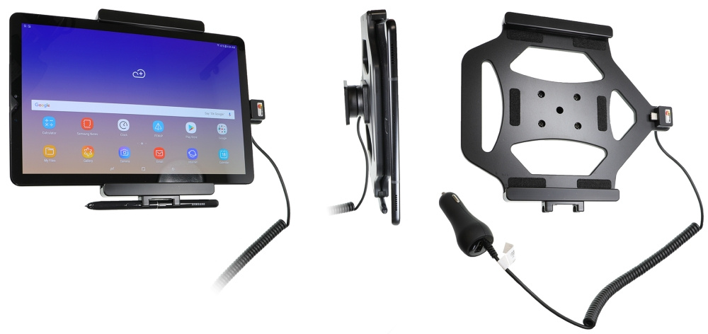 Brodit Aktywny uchwyt z wtykiem do gniazda zapalniczki, Samsung Galaxy Tab S4 10.5 SM-T830/SM-T835