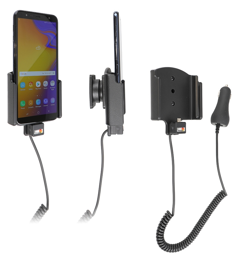 Brodit Aktywny uchwyt z wtykiem do gniazda zapalniczki, Samsung Galaxy J4+ (SM-J415)