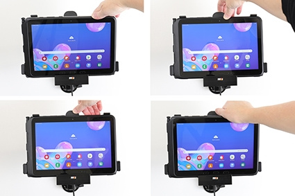 Brodit Aktywny uchwyt z wtykiem do gniazda zapalniczki, Samsung Galaxy Tab Active Pro T540/T545/T547/T547U