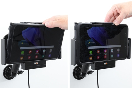 Brodit Aktywny uchwyt z wtykiem do gniazda zapalniczki, Samsung Galaxy Tab Active 2 SM-T390/SM-T395/3 SM-T570/SM-T575/5 SM-X300/SM-X306B