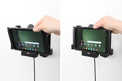 Brodit Aktywny uchwyt z wtykiem do gniazda zapalniczki, Samsung Galaxy Tab Active 3 SM-T570/SM-T575/5 SM-X300/SM-X306B