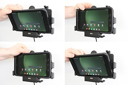 Brodit Aktywny uchwyt z wtykiem do gniazda zapalniczki, Samsung Galaxy Tab Active 3 SM-T570/SM-T575/5 SM-X300/SM-X306B