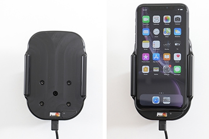 Qi bezprzewodowy aktywny uchwyt na telefon z ładowarką samochodową, Apple iPhone 11