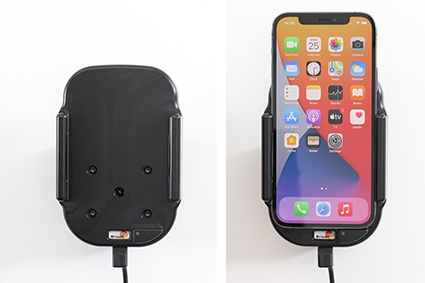 Qi bezprzewodowy aktywny uchwyt na telefon z ładowarką samochodową, Apple iPhone 12