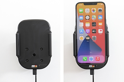 Qi bezprzewodowy aktywny uchwyt na telefon z ładowarką samochodową, Apple iPhone 12 Pro Max